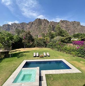 5 Rec Alberca climatizada, privada amplio jardin Villa Tepoztlán Exterior photo